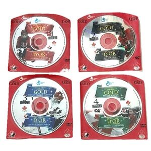 Reflections of Olympic Gold Hockey DVD Collection Set 4 Y2K General Mills 2002